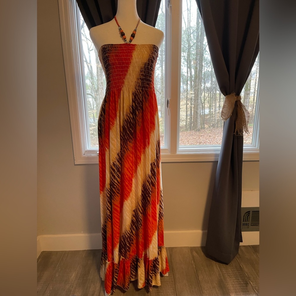 Cristinalove Boho Maxi Dress- EUC